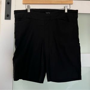 Hilary Radley black Bermuda shorts